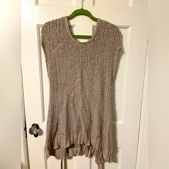 Sparrow Anthropologie Medium Cream Sweater Tunic - Picture 2 of 3